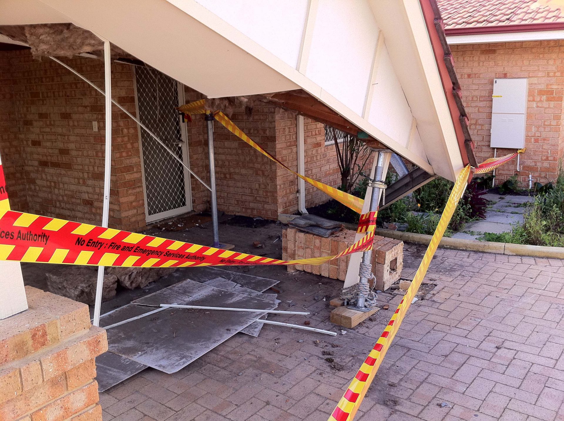 Collapsed ceilings